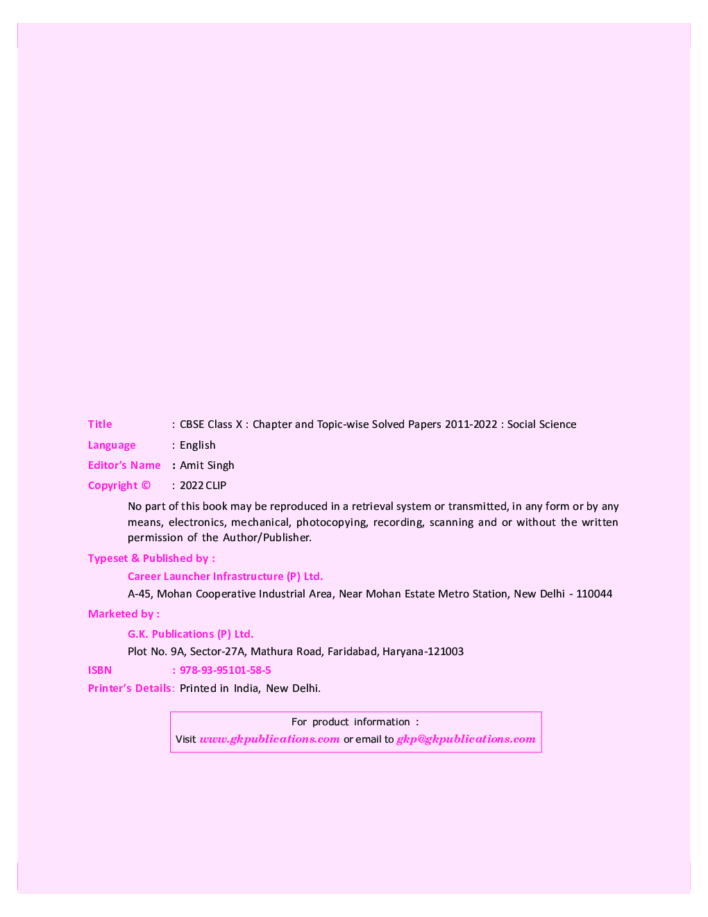 CBSE Class X 2023 Chapter and Topic-wise Solved Papers 2011-2022 Social Science (All Sets - Delhi & All India)          - Page 5