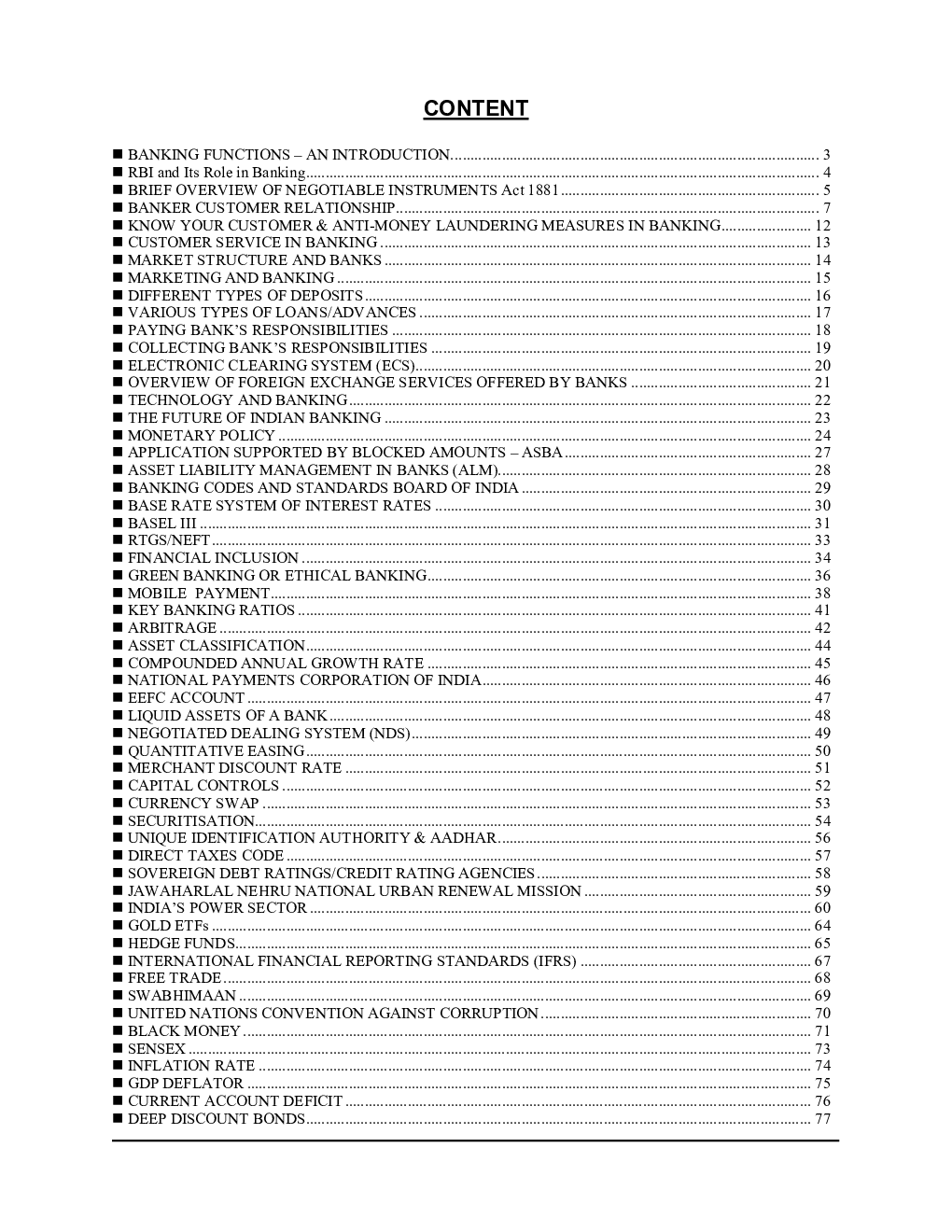 Banking Awareness Exam Booster 2023 - Page 3