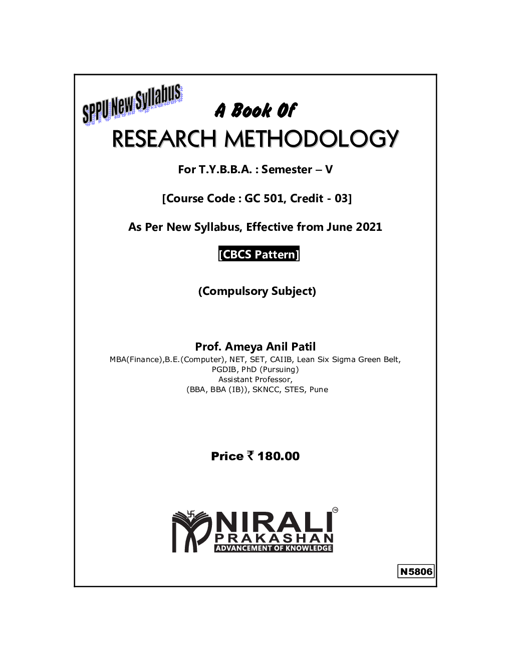 RESEARCH METHODOLOGY (Compulsory Subject TY BBA Semester 5) - Page 2