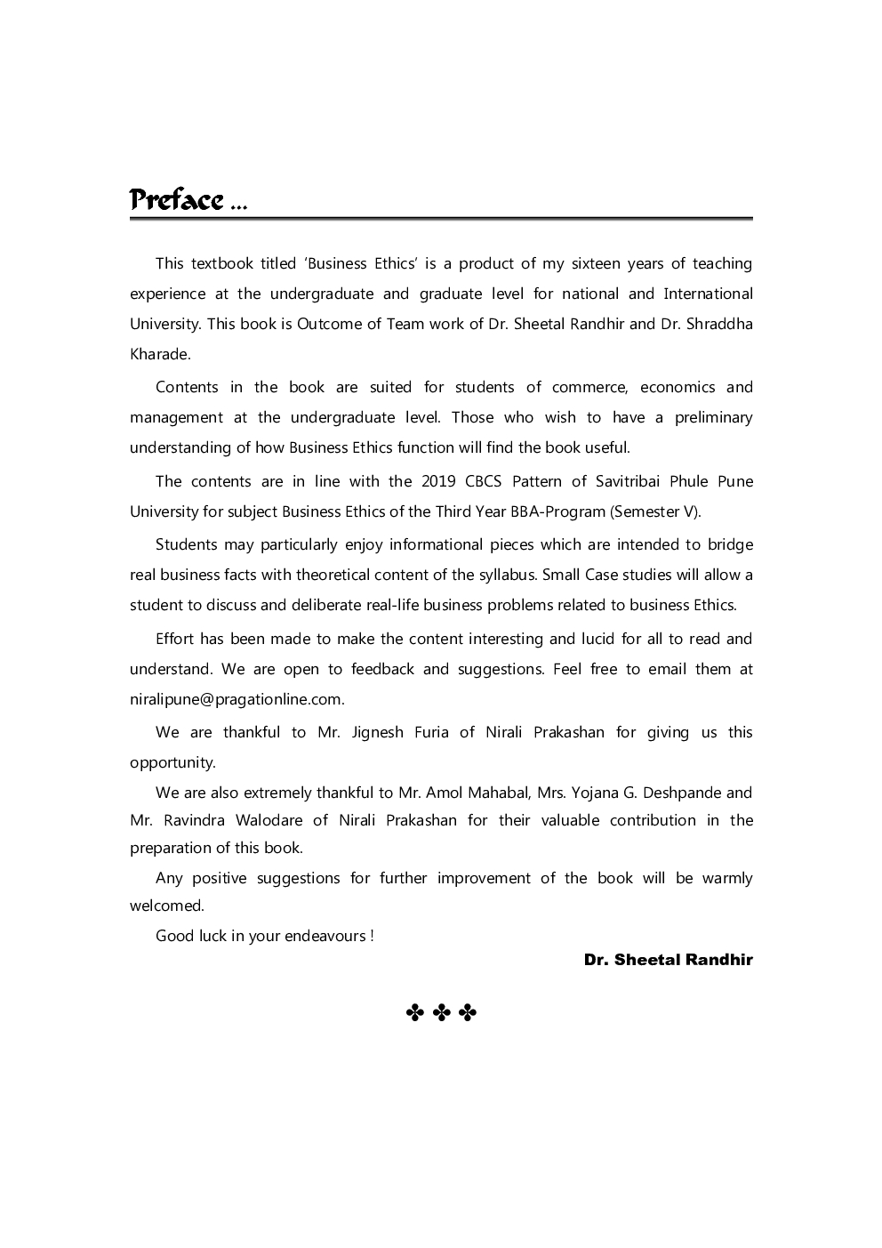 BUSINESS ETHICS (Compulsory Subject : TYBBA Semester 5 SPPU) - Page 4