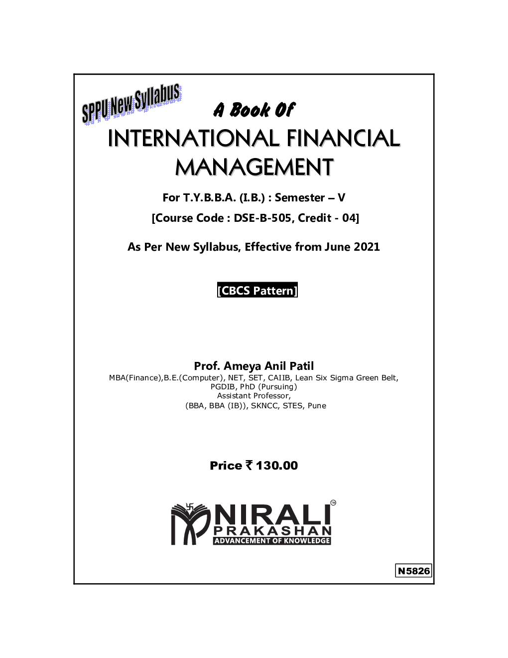 INTERNATIONAL FINANCIAL MANAGEMENT (Third Year TY BBA (IB) Semester 5) - Page 2