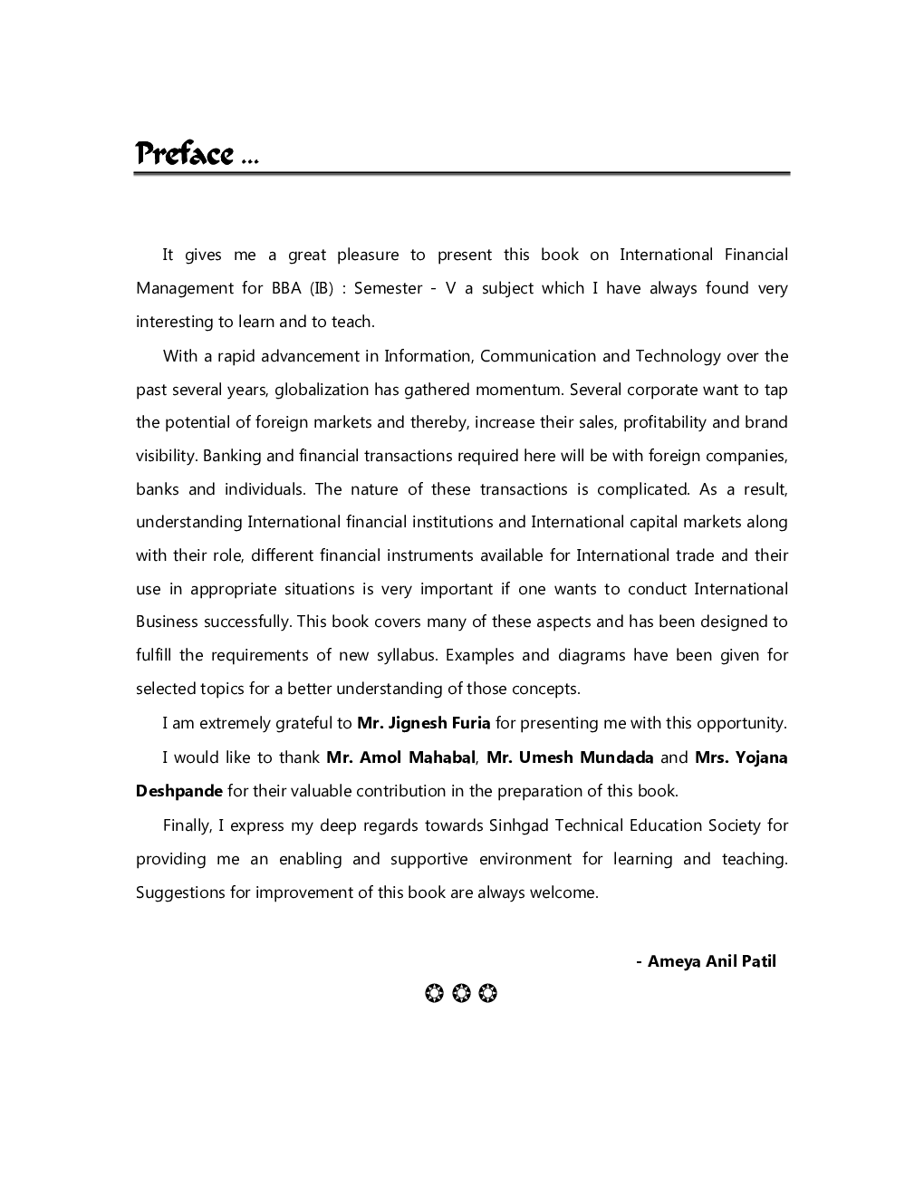 INTERNATIONAL FINANCIAL MANAGEMENT (Third Year TY BBA (IB) Semester 5) - Page 4