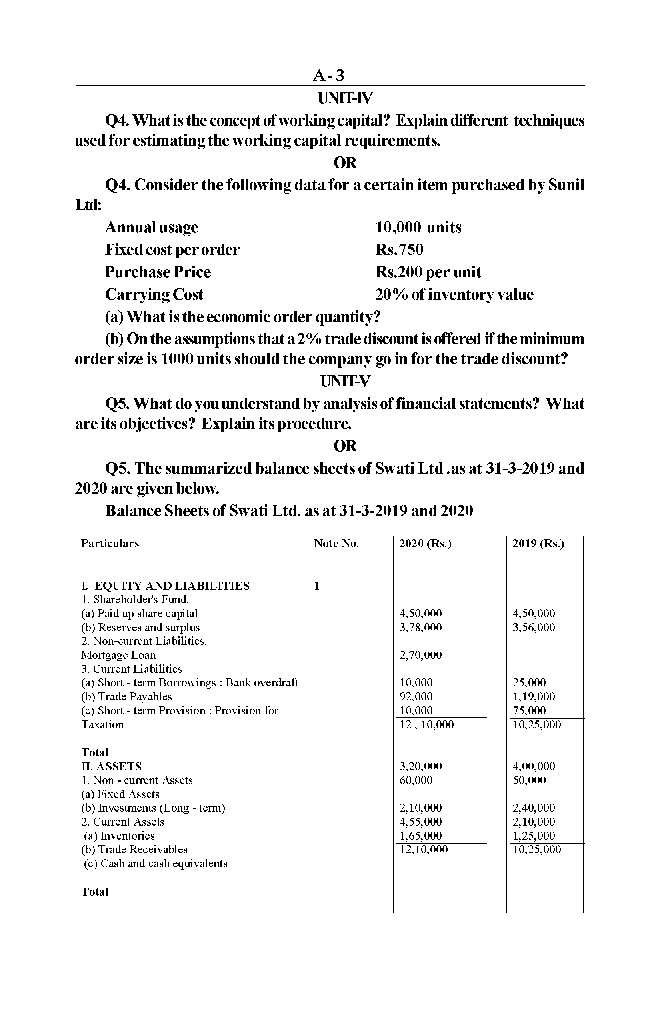 Business Finance Paper-4 - Page 4