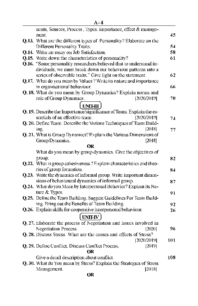 Organizational Behaviour Paper-1 - Page 5