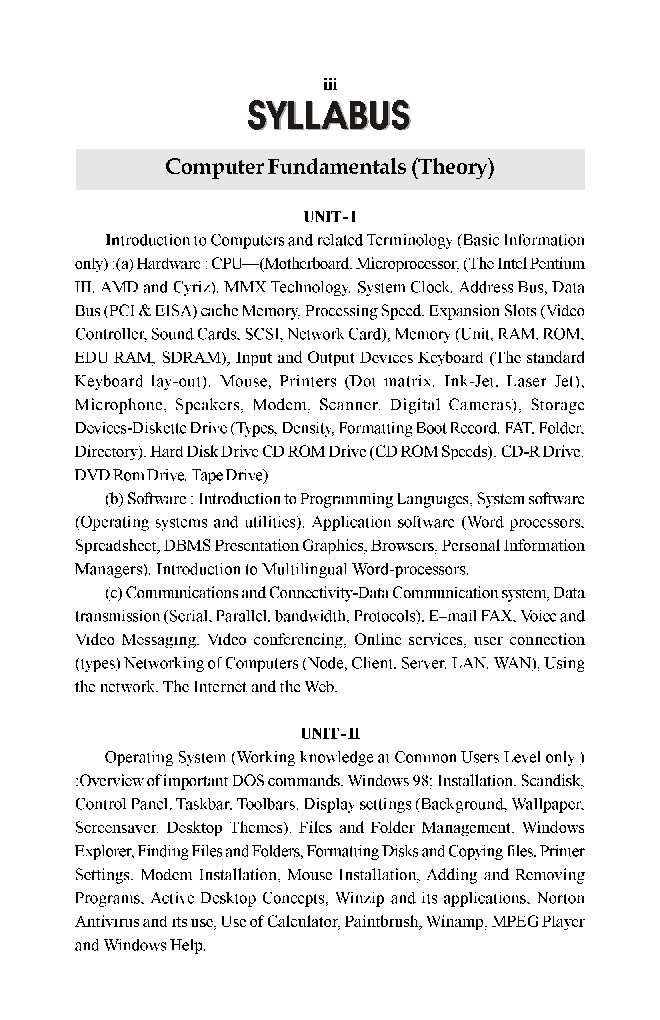 Computer Fundamental (Theory) Paper-6 - Page 4