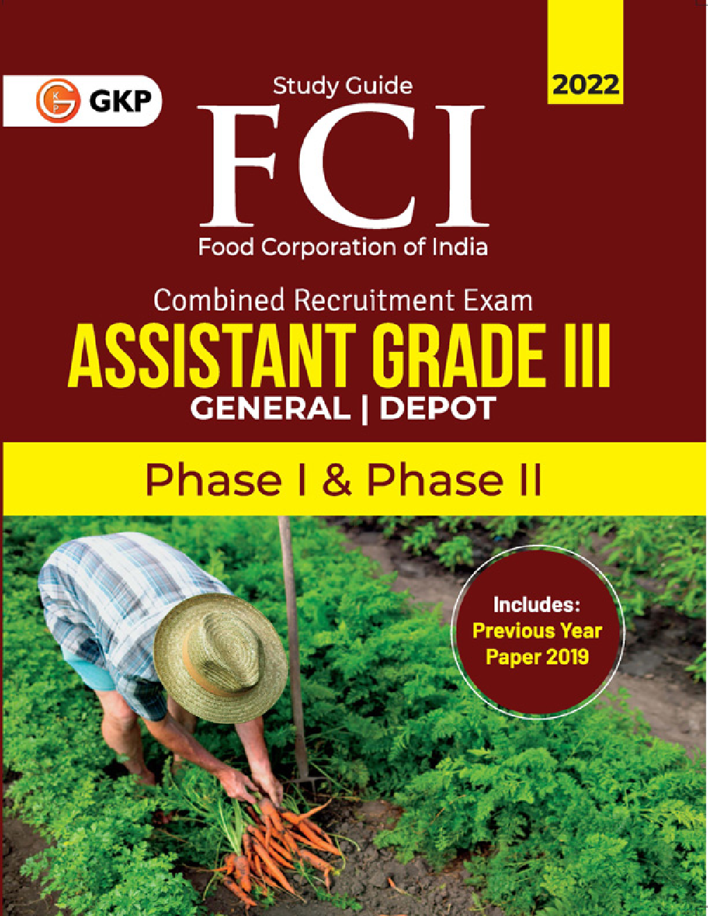 FCI 2022 : Assistant Grade III Phase I & II - General|Depot - Guide - Page 1