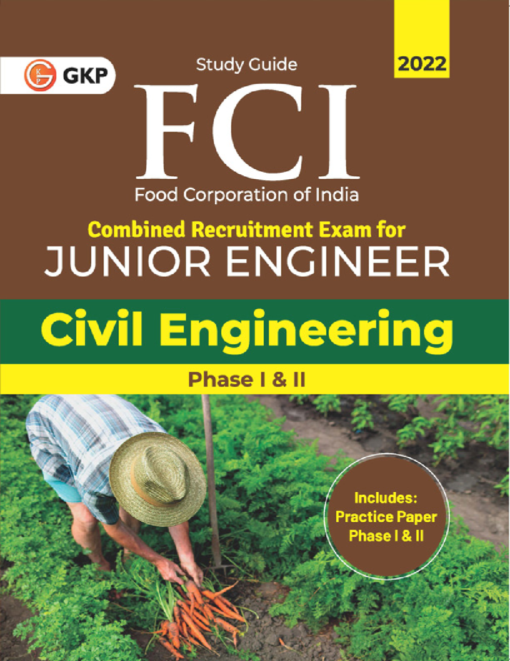 FCI 2022 : Junior Engineer Phase I & II - Civil Engineering - Page 1