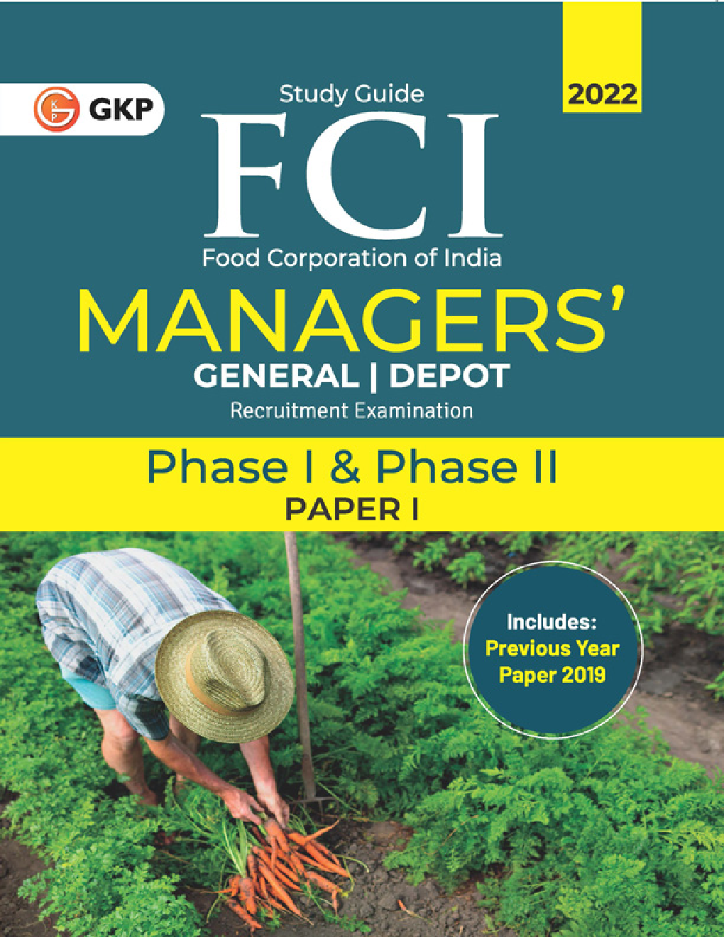 FCI 2022 : Managers' Phase I & Phase II (Paper 1) - General|Depot - Guide - Page 1