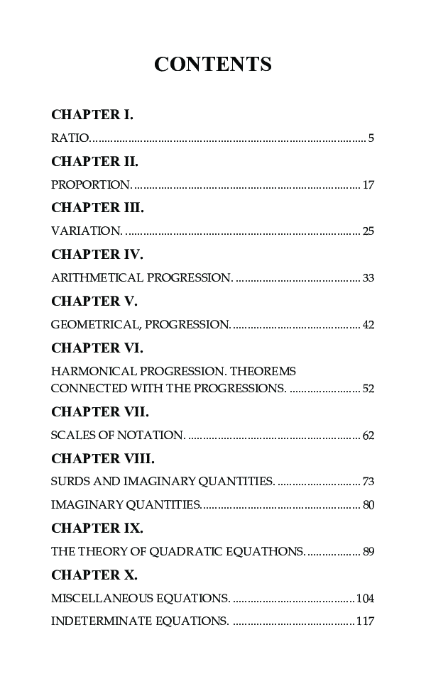Higher Algebra by H.S. Hall & S.R. Knight - Page 5