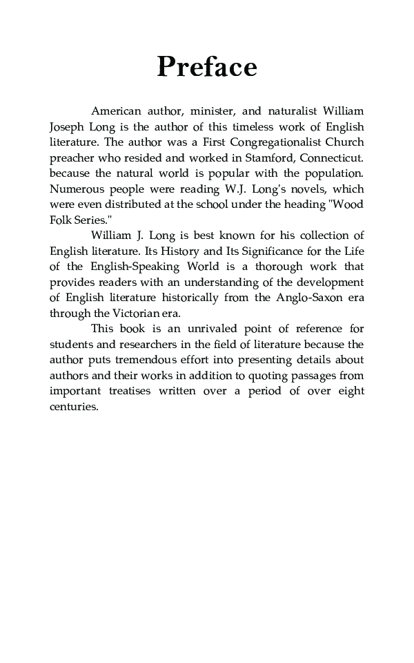 English Literature by William J. Long - Its History and Its Significance for the Life of the English-Speaking World - Page 4