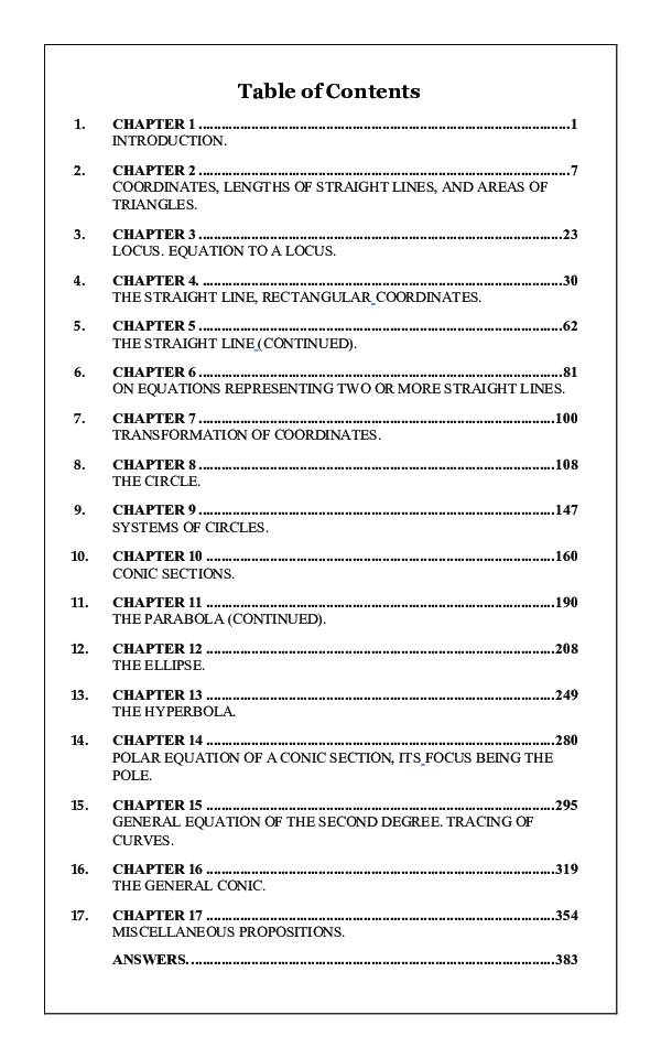 The Elements of Co-ordinate Geometry by S.L. Loney - Page 5