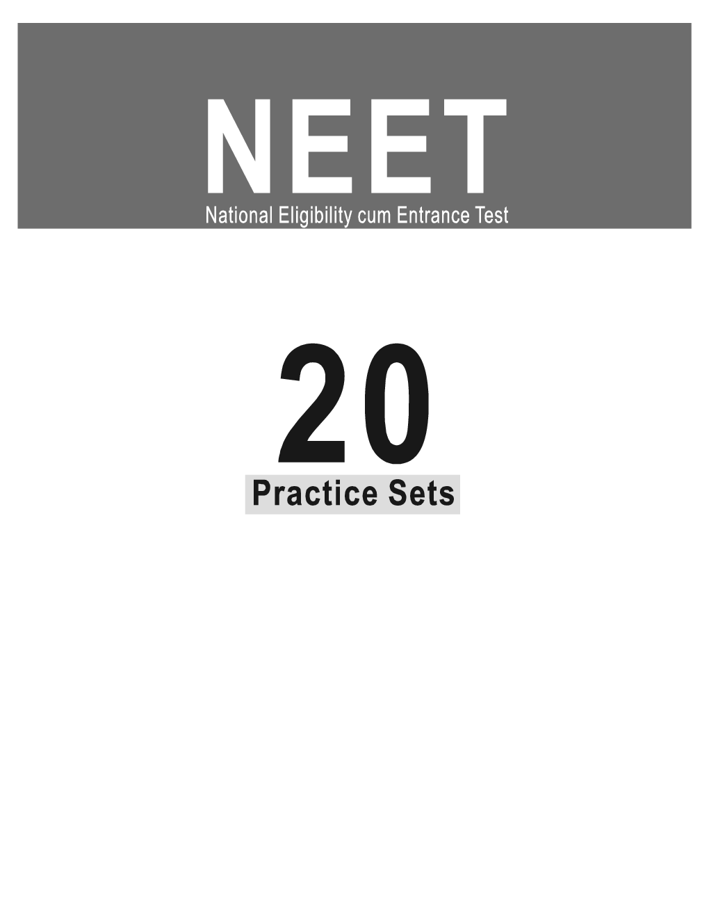 NEET 2023 : 20 Practice Sets (Includes Solved Papers 2013-2022) - Page 2