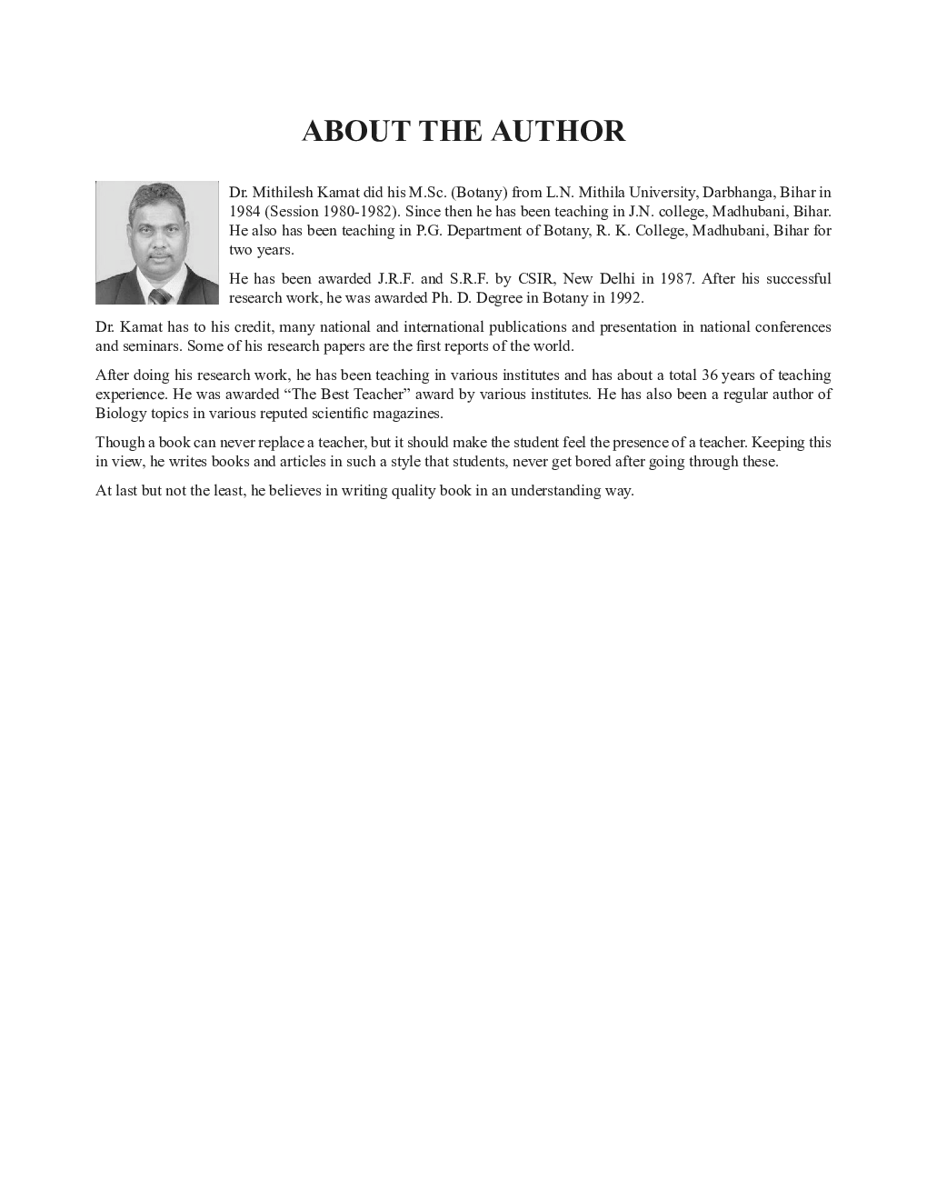 NEET 2023 : Objective Biology Volume - II by Dr. Mithilesh Kamat - Page 4