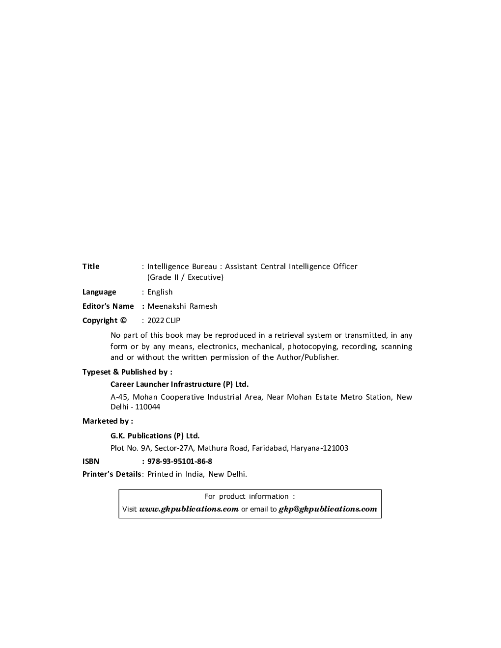 Intelligence Bureau 2022 Assistant Central Intelligence Officer (Grade II / Executive) - Page 3