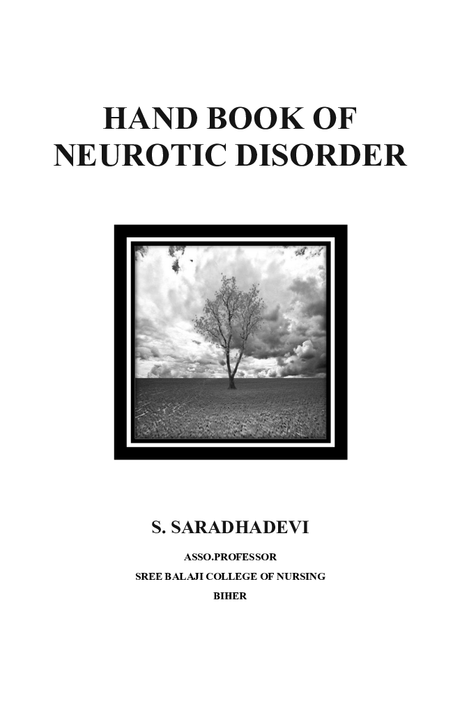 HAND BOOK OF NEUROTIC DISORDER - Page 2