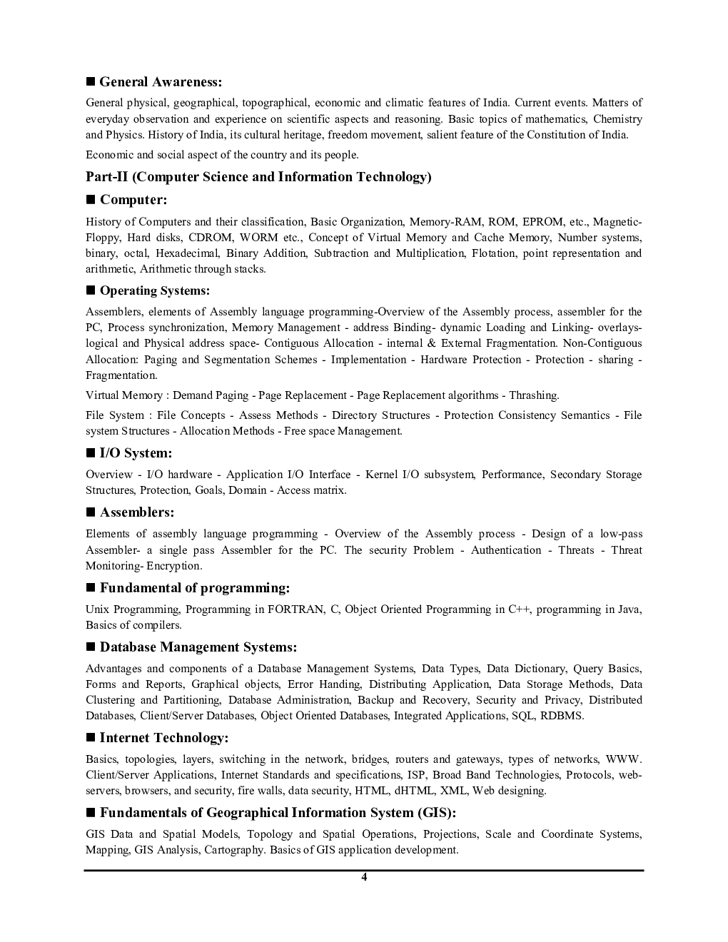 SSC IMD Computer Science & Information Technology Practice Book  - Page 5