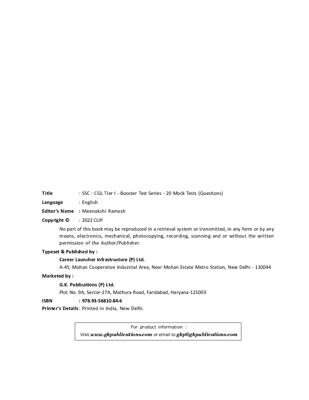 SSC 2023 : CGL Tier I - Booster Test Series - 20 Mock Tests (Questions, Answers & Explanations) - Page 3