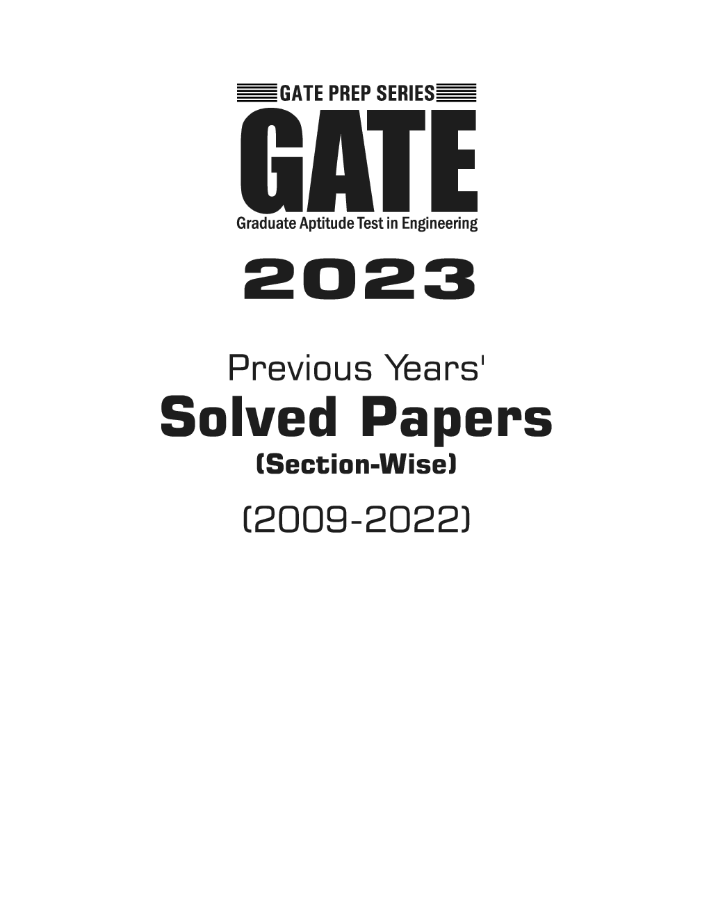 GATE 2023 : Engineering Sciences - Previous Years' Solved Papers 2009-2022 (Section-Wise) - Page 2