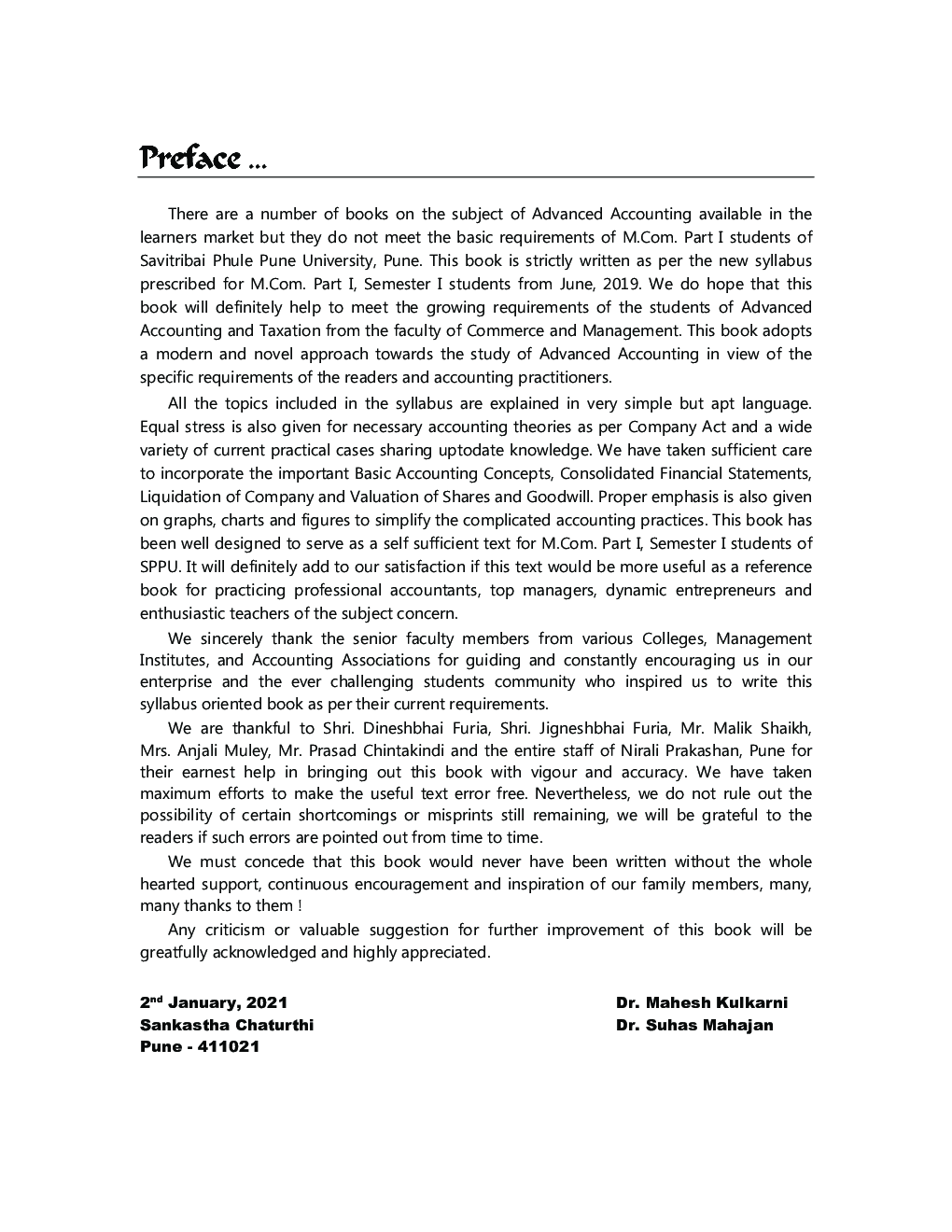 ADVANCED ACCOUNTING (MCom Part 1 Semester 1)   - Page 4