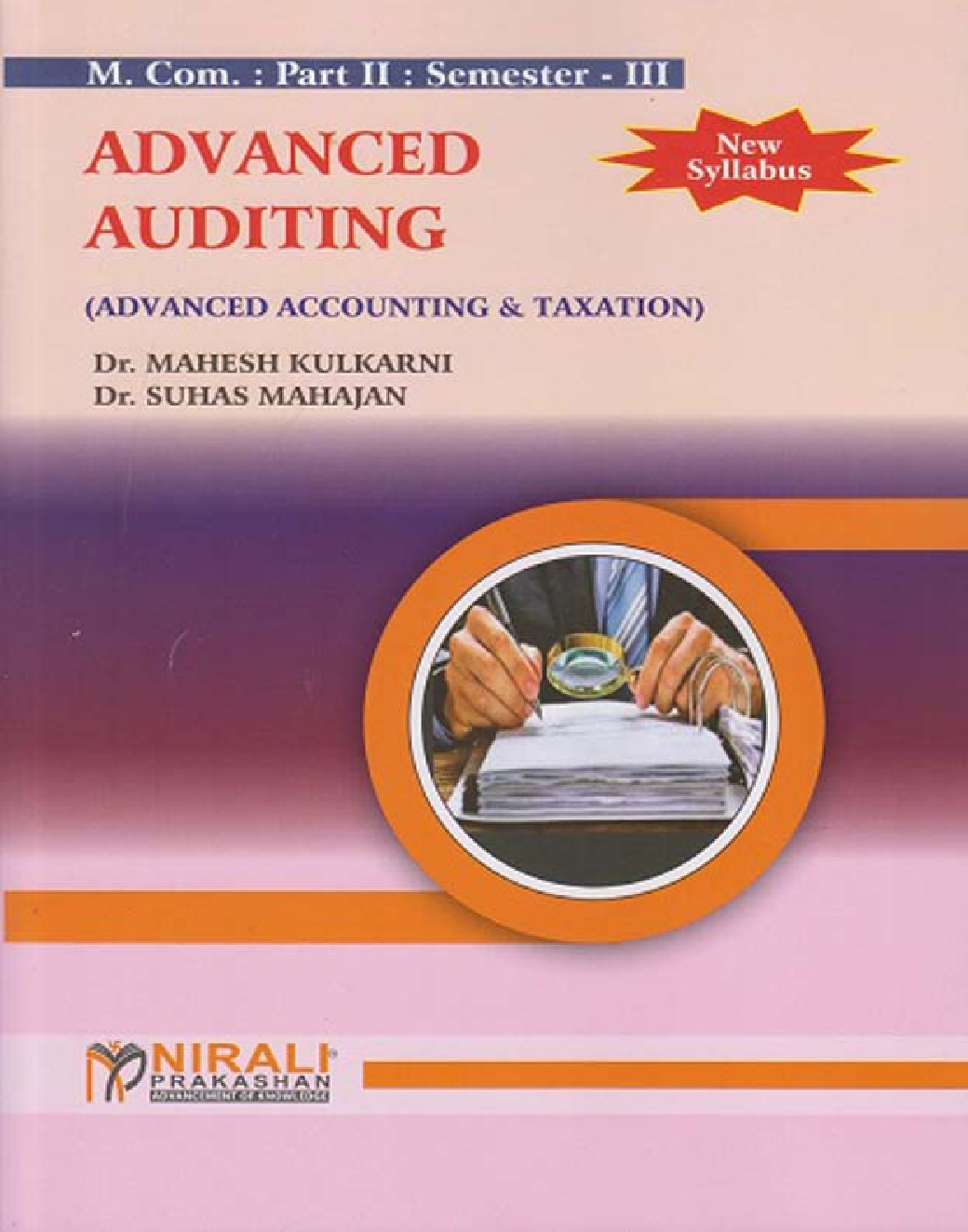 ADVANCED AUDITING (Advanced Accounting & Taxation) - MCom Part 2 Semester 3 - Page 1