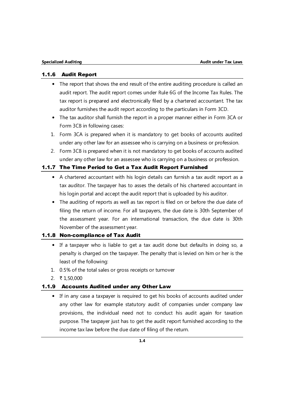 SPECIALIZED AUDITING (ADVANCED ACCOUNTING & TAXATION) - Page 5