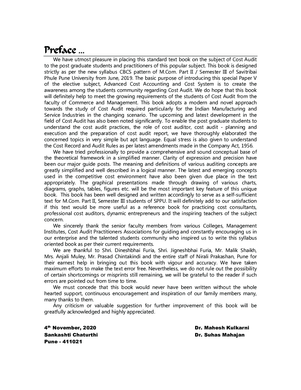 COST AUDIT (Advanced Cost Accounting and Cost Systems) - MCom Part 2 : Semester 3 - Page 4