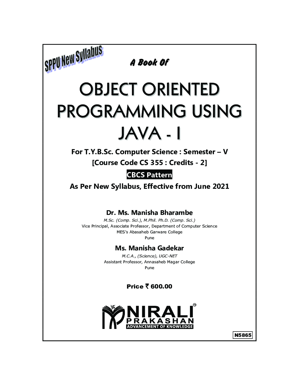 Download OBJECT ORIENTED PROGRAMMING USING JAVA 1 (Third Year TYBSc ...