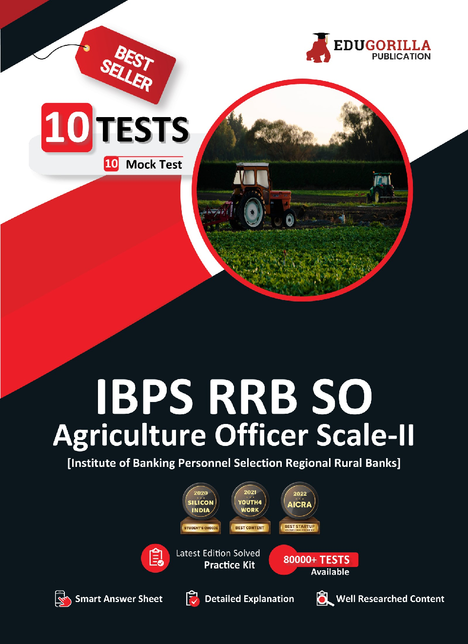 IBPS RRB SO Agriculture Officer Scale 2 Exam 2022 | 2800+ Solved Questions [10 Full-Length Mock Tests including Professional Knowledge & Hindi Language] | Free Access to Online Tests - Page 1