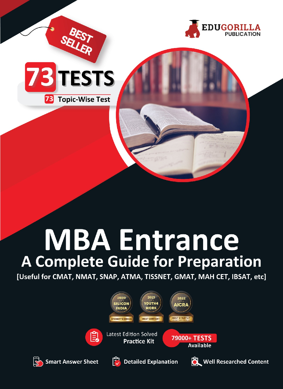 MBA Entrance Exam | 73 Topic-wise Solved Tests | For Various National & State Level Exams [CAT, CMAT, MAT, NMAT, SNAP, ATMA, TISSNET, GMAT, MAH CET, IBSAT, etc] - Page 1