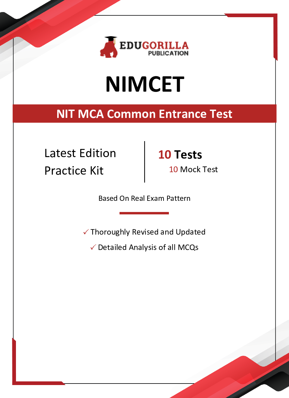 NIMCET : NIT MCA Entrance Exam 2022 | 10 Full-length Mock Tests (1200+ Solved Objective Questions) | Free Access to Online Tests - Page 3
