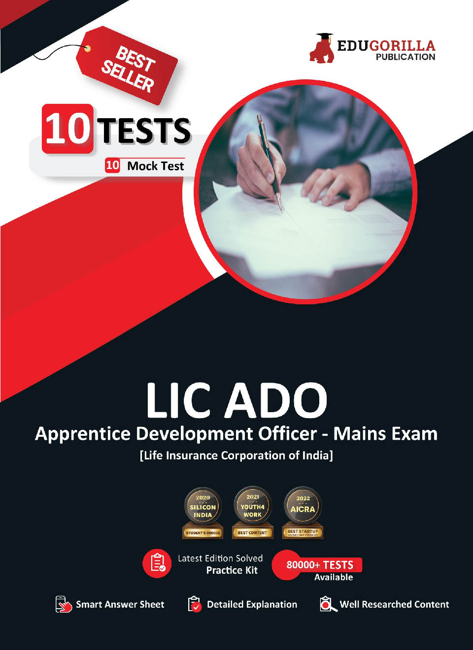 LIC ADO Mains Exam 2022 | Apprentice Development Officer | 10 Full-length Mock Tests (1500+ Solved Questions) | Free Access to Online Tests - Page 1