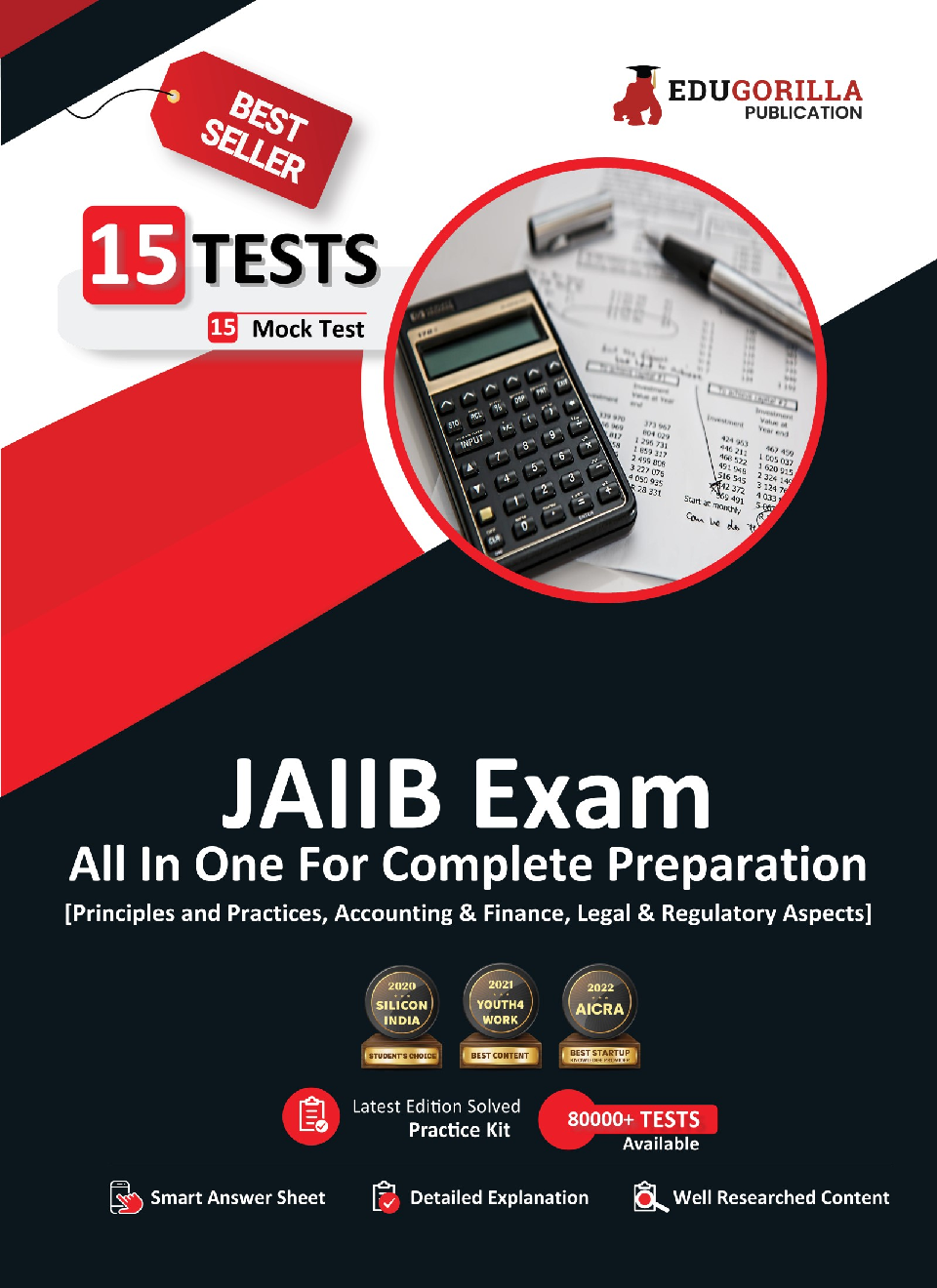 JAIIB Exam 2022 | 15 Full-length Mock Tests (Solved) | Principles And Practices Of Banking + Accounting & Finance + Legal And Regulatory (Paper 1, 2, 3) | Free Access to Online Tests - Page 1