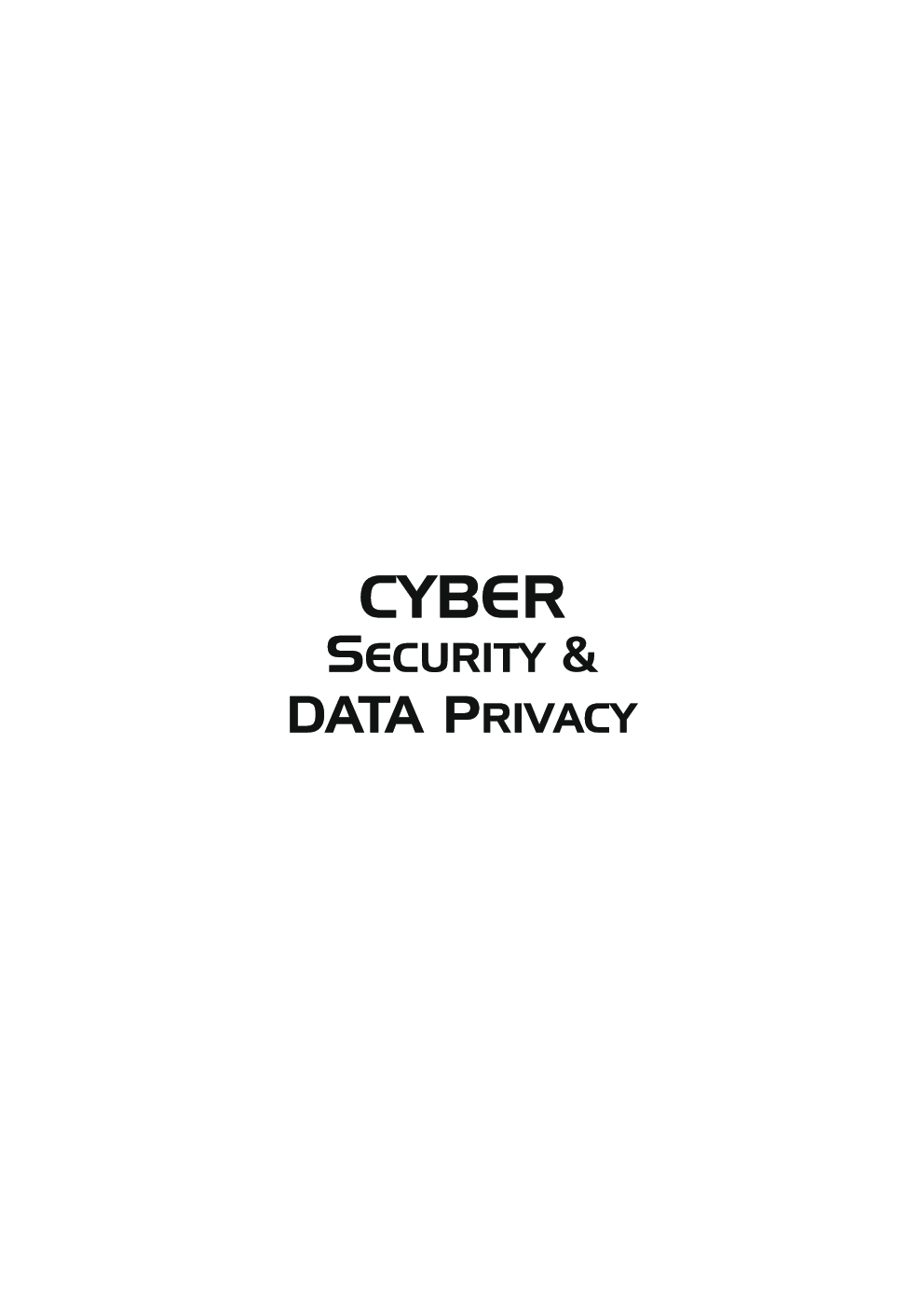 Cyber Security and Data Privacy - Page 2