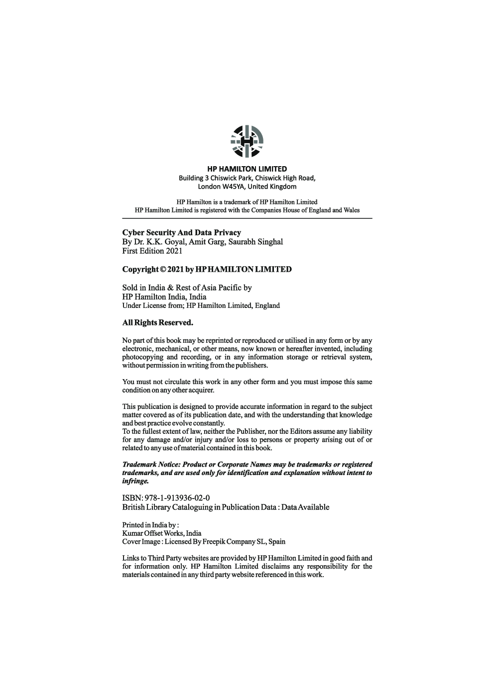 Cyber Security and Data Privacy - Page 5