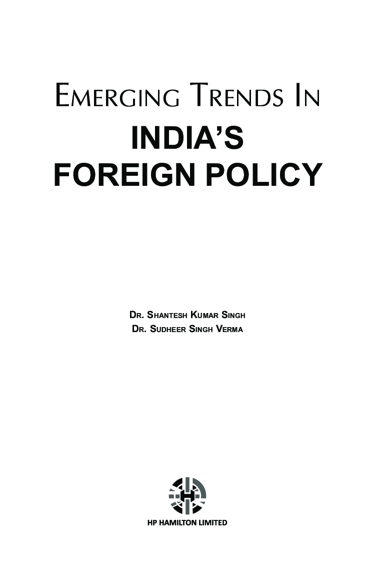 Emerging Trends in India's Foreign Policy - Page 2