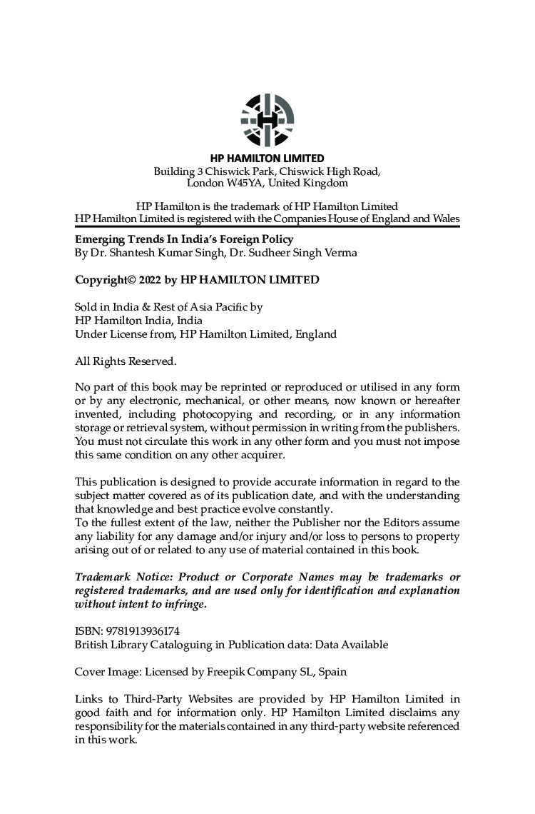 Emerging Trends in India's Foreign Policy - Page 3