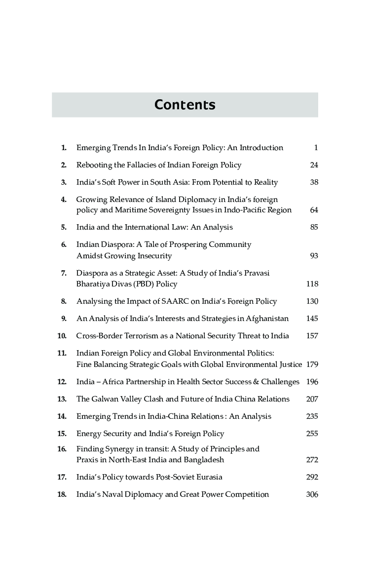 Emerging Trends in India's Foreign Policy - Page 5