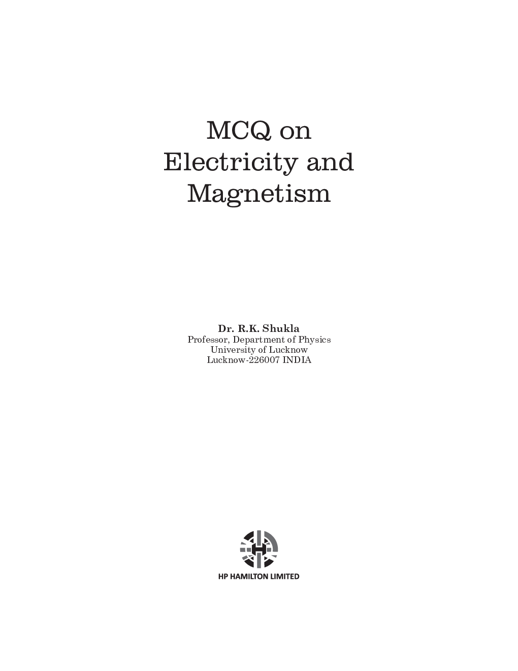 MCQ on Electricity and Magnetism  - Page 4