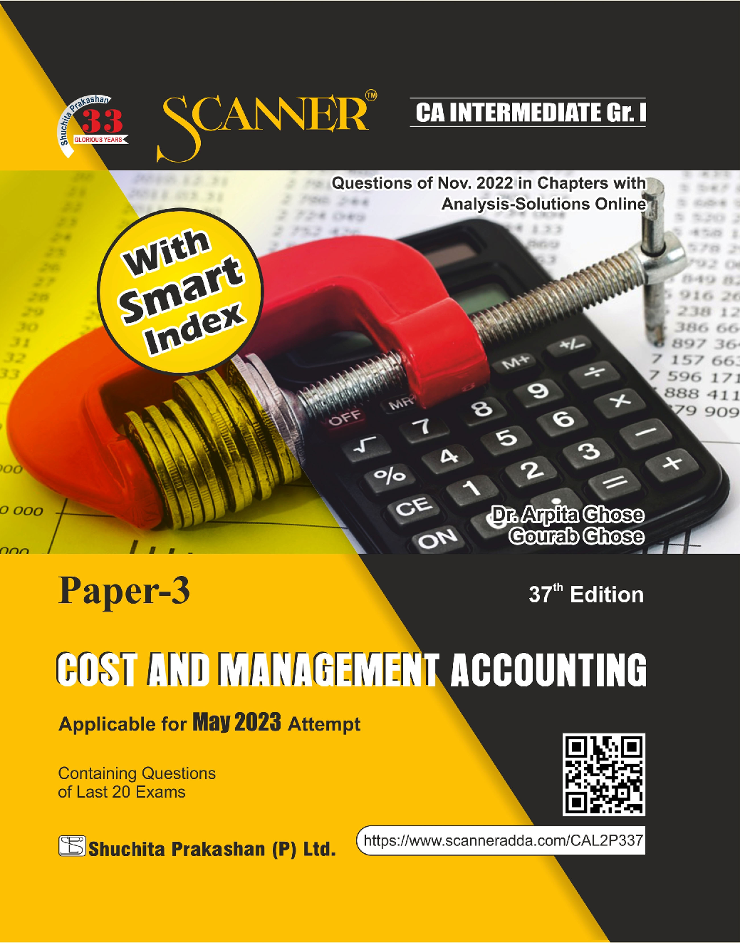 Shuchita Scanner CA Intermediate Group - I Paper -3 Cost and Management Accounting (Applicable for May 2023) - Page 1