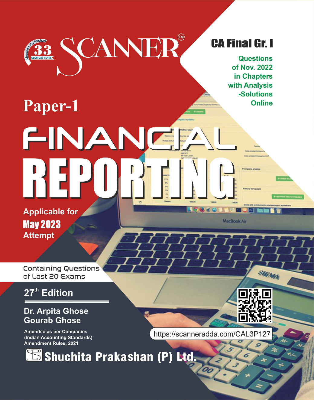 Shuchita Scanner CA Final Group - I Paper - 1 Financial Reporting (Applicable for May 2023) - Page 1