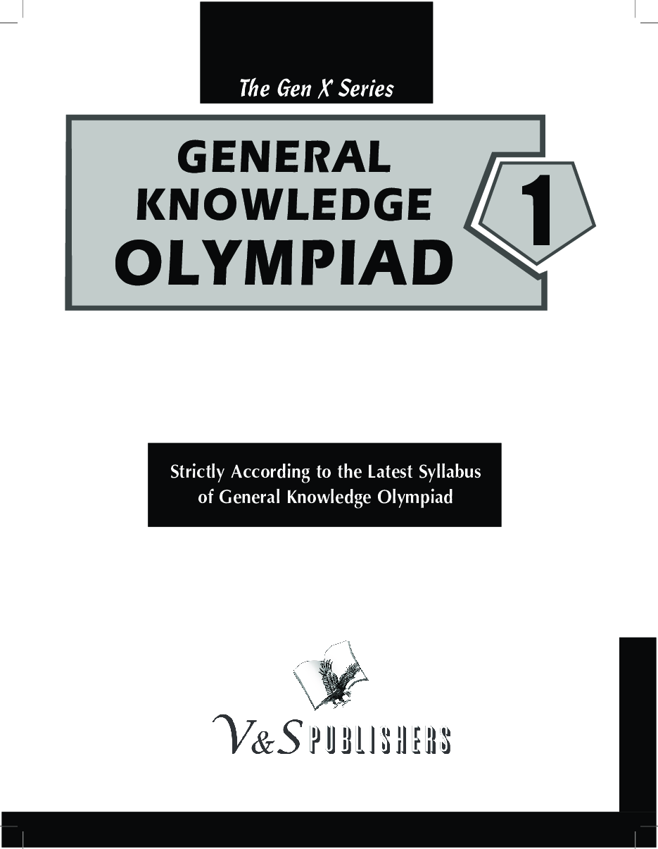 International General Knowledge Olympiad - Class 1(With OMR Sheets) - Page 2