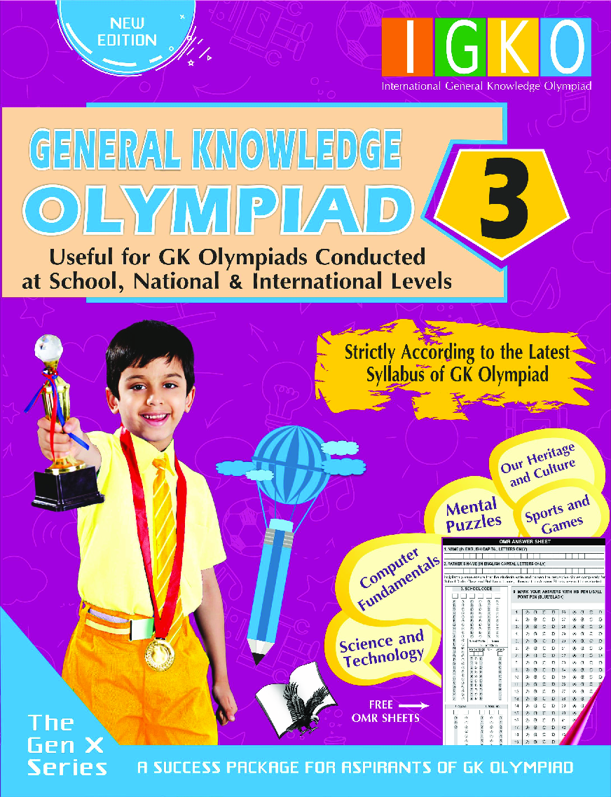 International General Knowledge Olympiad - Class 3(With OMR Sheets) - Page 1