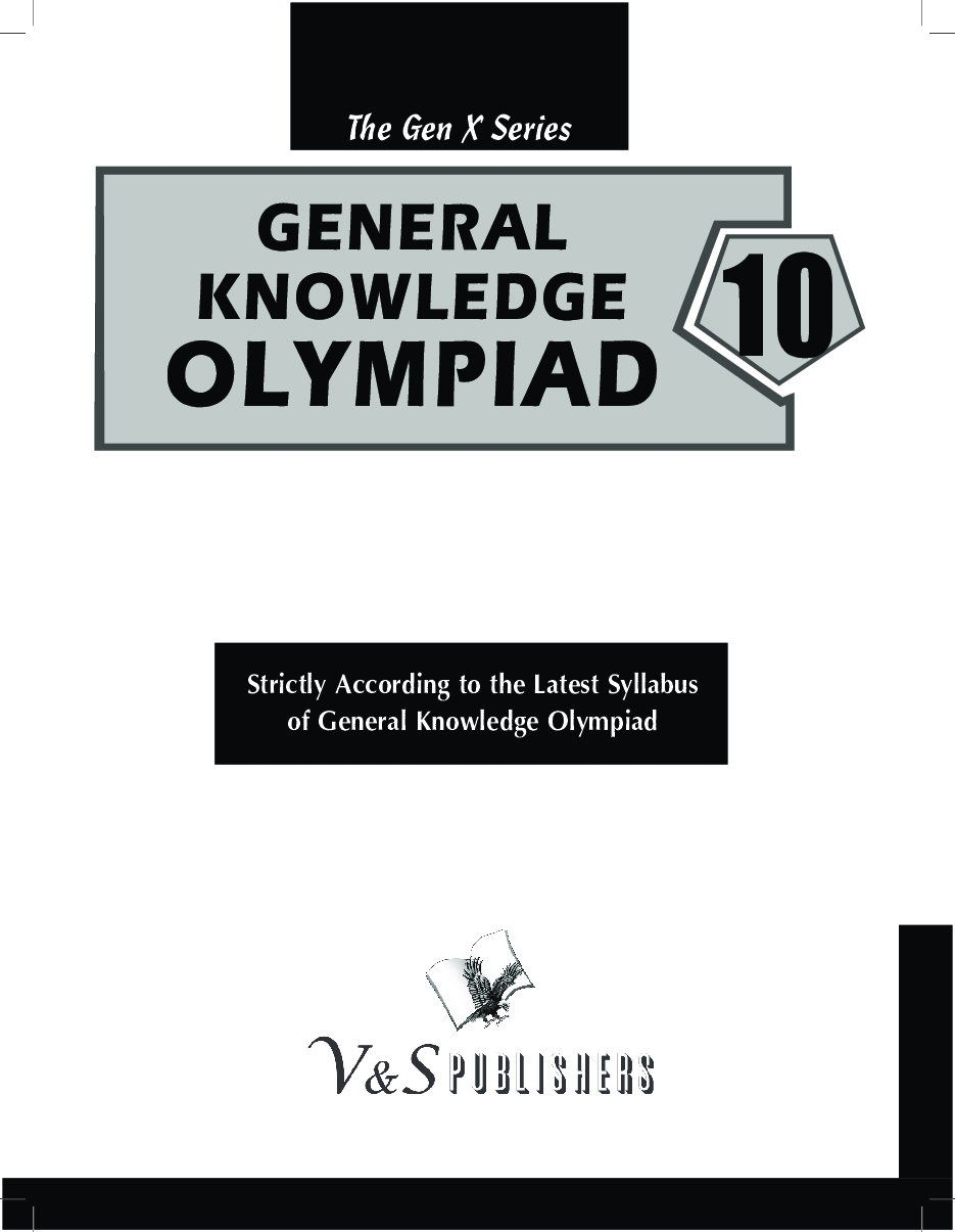 International General Knowledge Olympiad - Class 10(With OMR Sheets) - Page 2