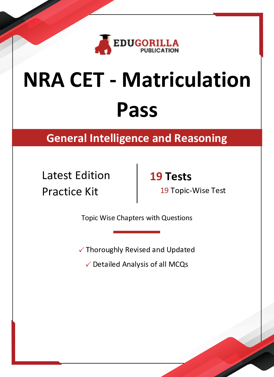 NRA CET 10th Pass General Intelligence and Reasoning 2023 (English Edition) - 19 Topic-wise Solved Tests (Common Eligibility Test) with Free Access to Online Tests - Page 3