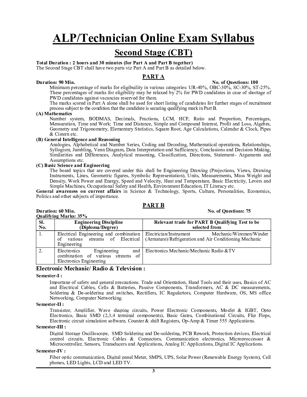 RRB ITI Stage II ट्रेड इलेक्ट्रिकल ग्रुप साल्व्ड पेपर्स 2023-24 - Page 4