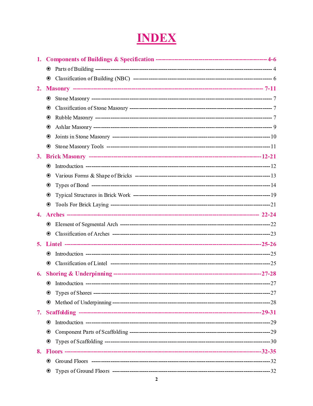 SSC JE, UPPCL, UPRVUNL JE/AE, UPPSC AE, UPSSSC JE Pictorial Booklet-06 Building Construction & Maintenance Engineering 2022-23 - Page 3