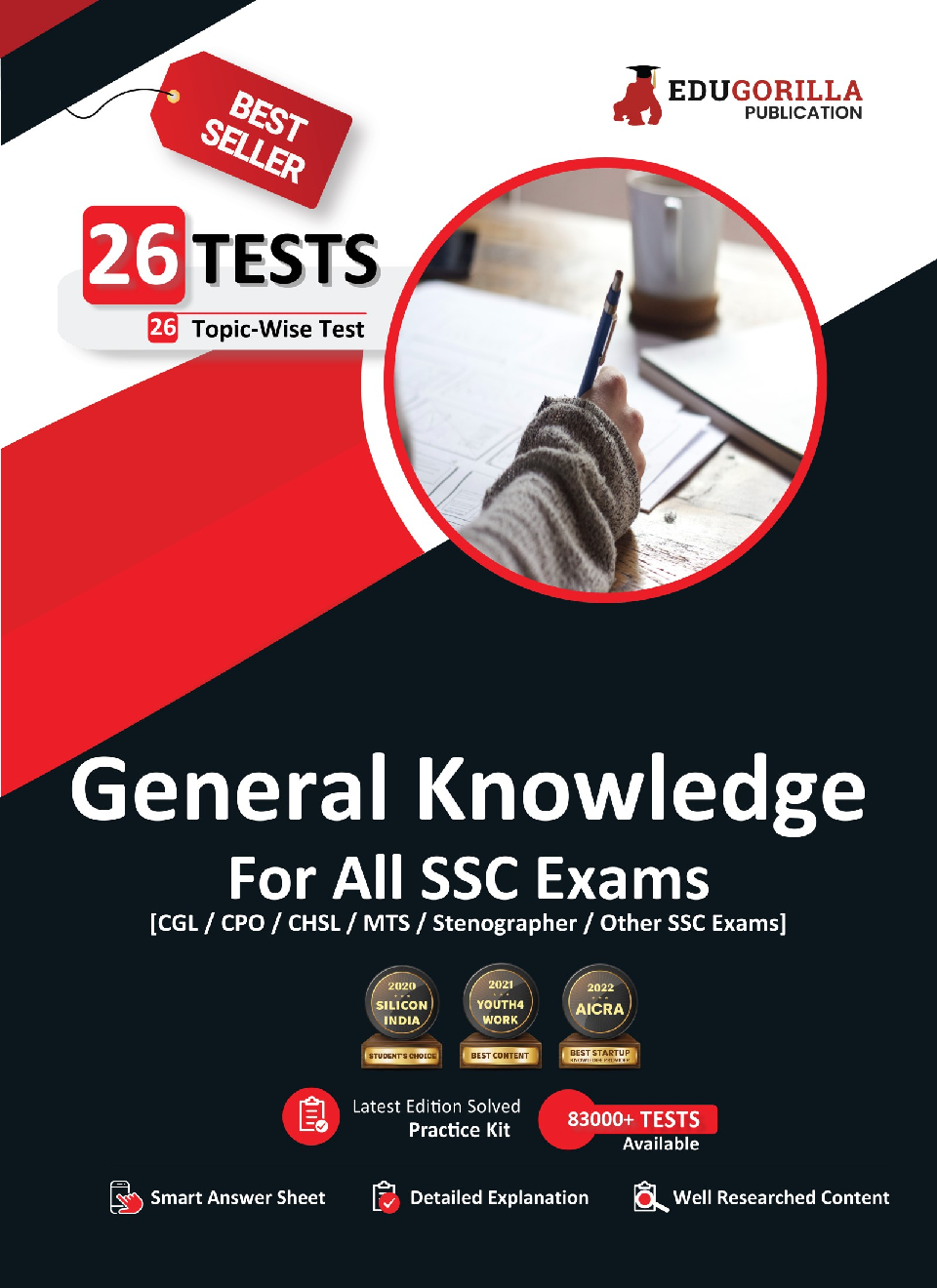 General Awareness For SSC Book 2023 (English Edition) - 26 Solved Topic-wise Tests For SSC CGL, CPO, CHSL, MTS, Stenographer and Other SSC Exams with Free Access to Online Tests - Page 1