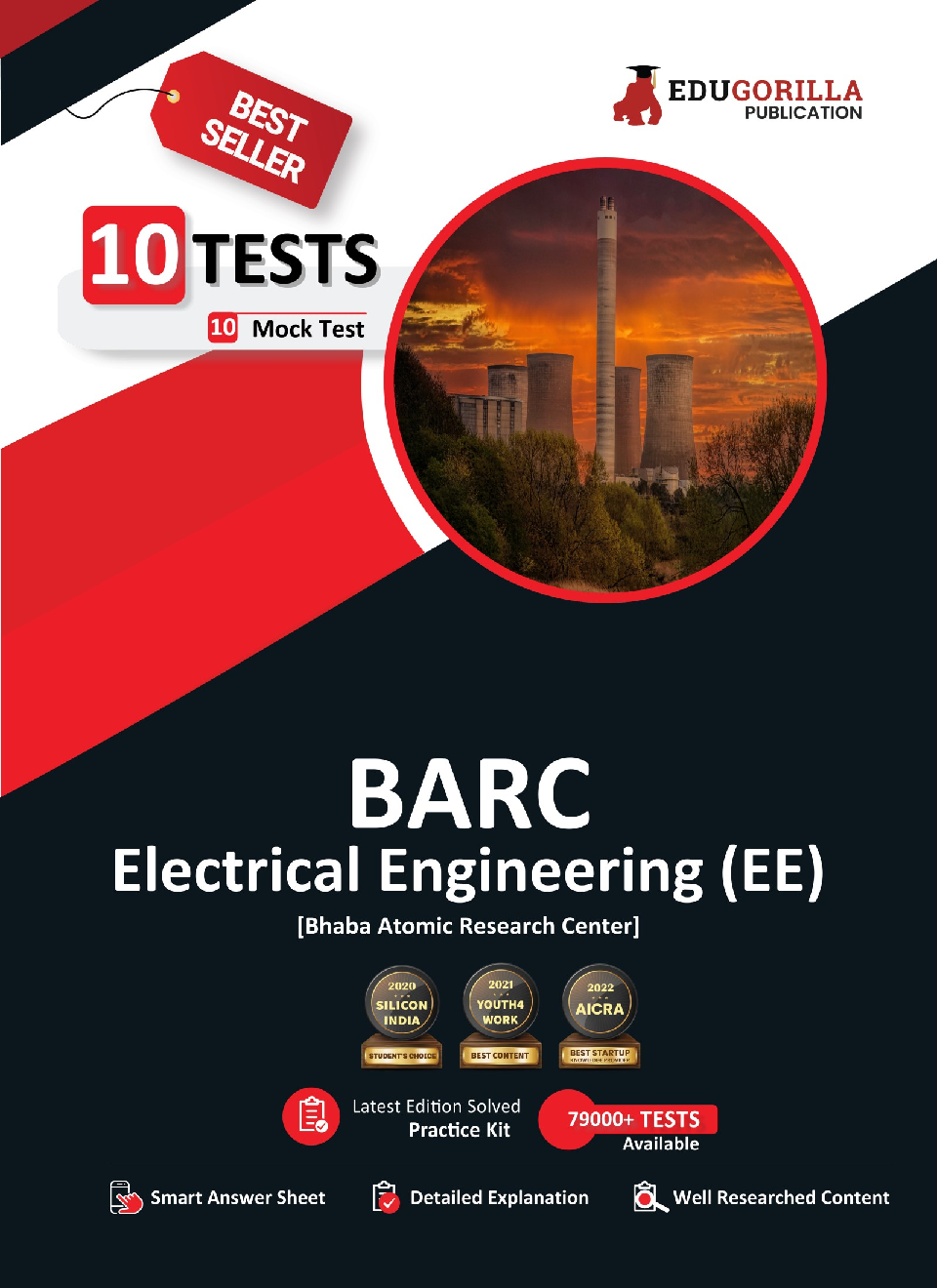 BARC Electrical Engineering (EE) Exam 2023 (Bhabha Atomic Research Centre) - 10 Full Length Mock Tests (1000 Solved Objective Questions) with Free Access To Online Tests - Page 1