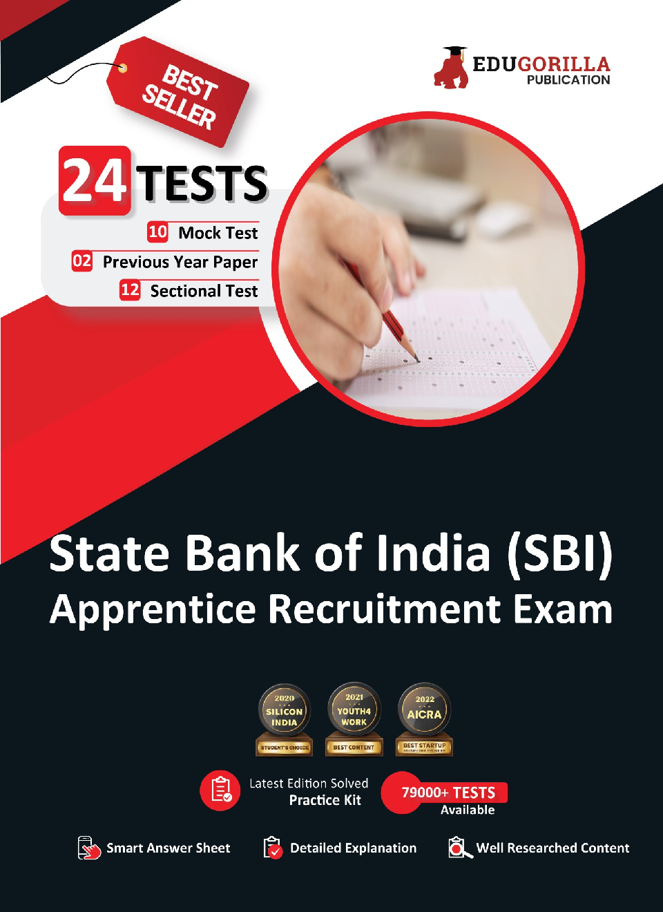 SBI Apprentice Exam 2023 (English Edition) - 10 Mock Tests, 12 Sectional Tests and 2 Previous Year Papers (1500 Solved Questions) with Free Access To Online Tests - Page 1