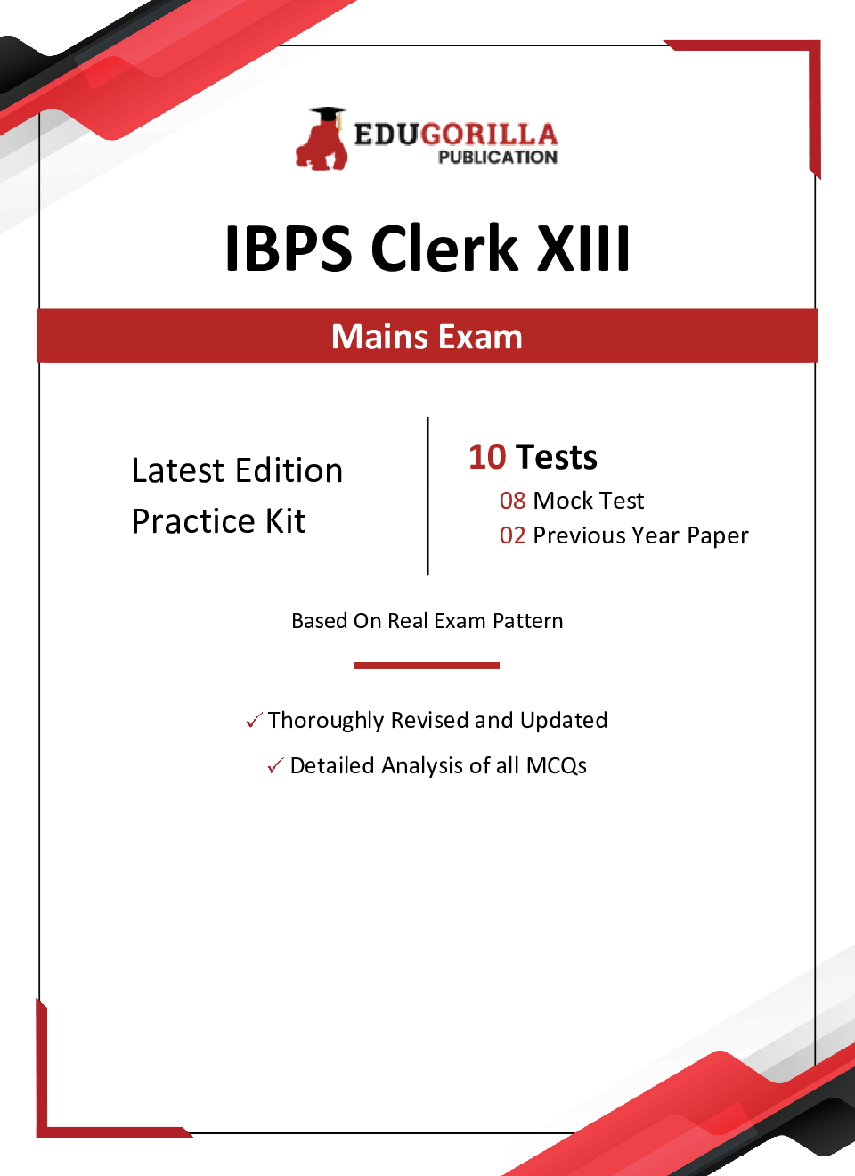 IBPS Clerk Mains Exam 2023 : CRP XIII (English Edition) - 8 Full Length Mock Tests and 2 Previous Year Papers (1900 Solved Questions) with Free Access To Online Tests - Page 3